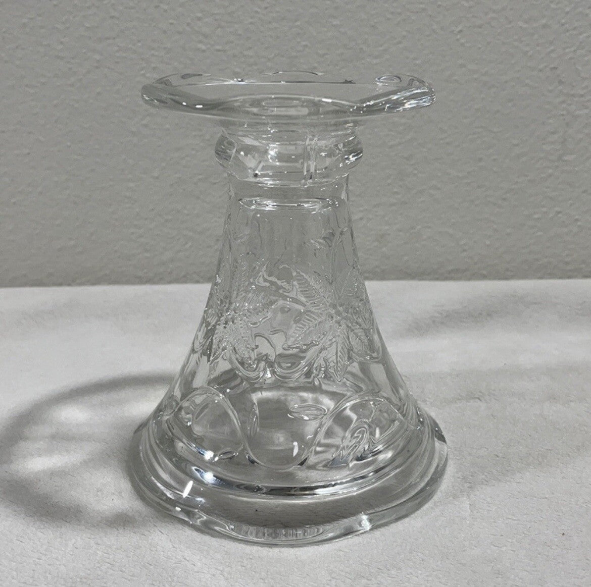 Princess House "Fantasia" Decorative Poinsettia (2 in 1) Candle Holder / Vase