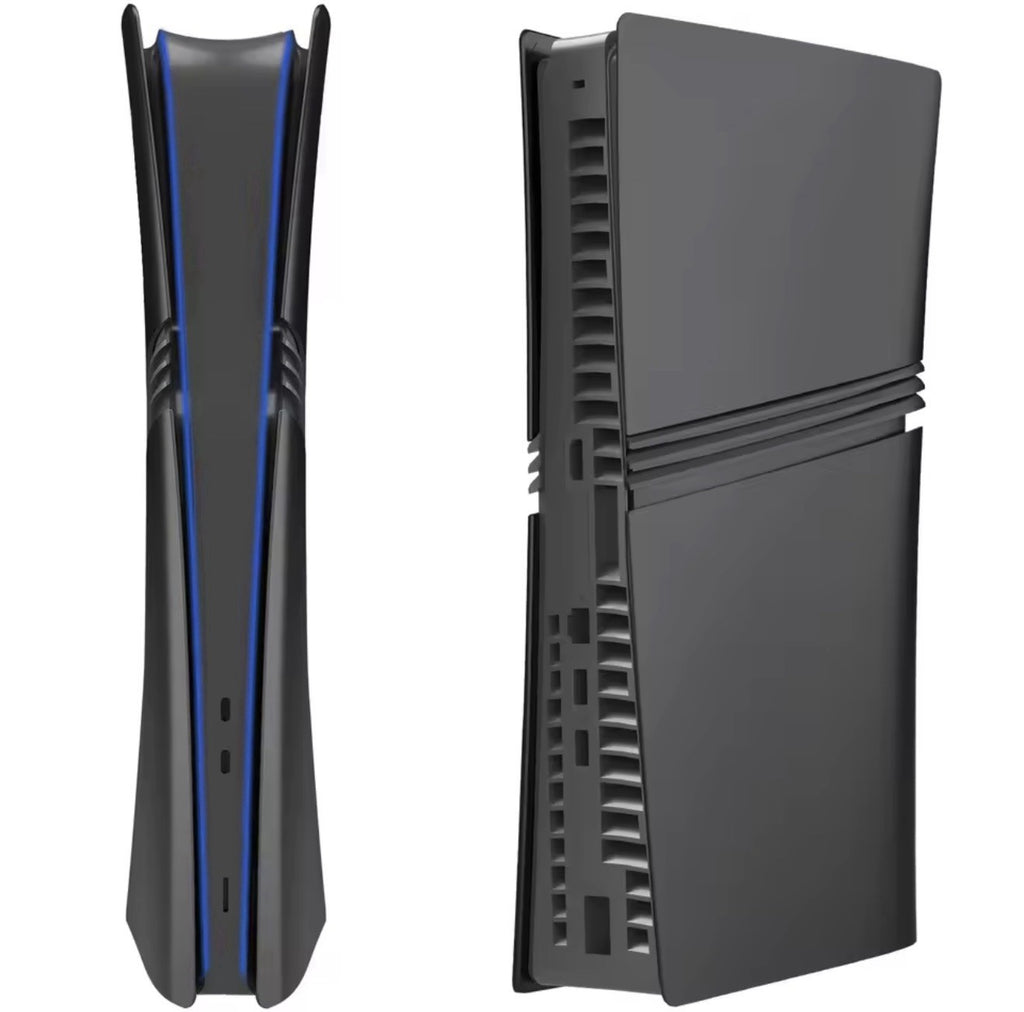 Black PlayStation 5 Pro Faceplate PS5 Cover Plate Shell (Disc-Free) Version