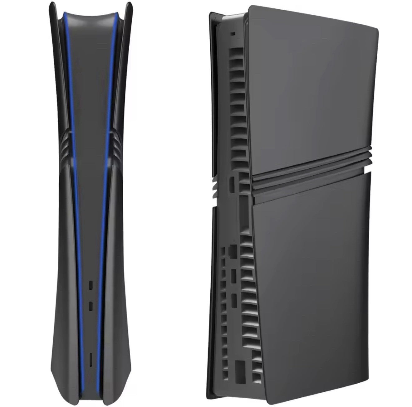 Black PlayStation 5 Pro Faceplate PS5 Cover Plate Shell (Disc-Free) Version