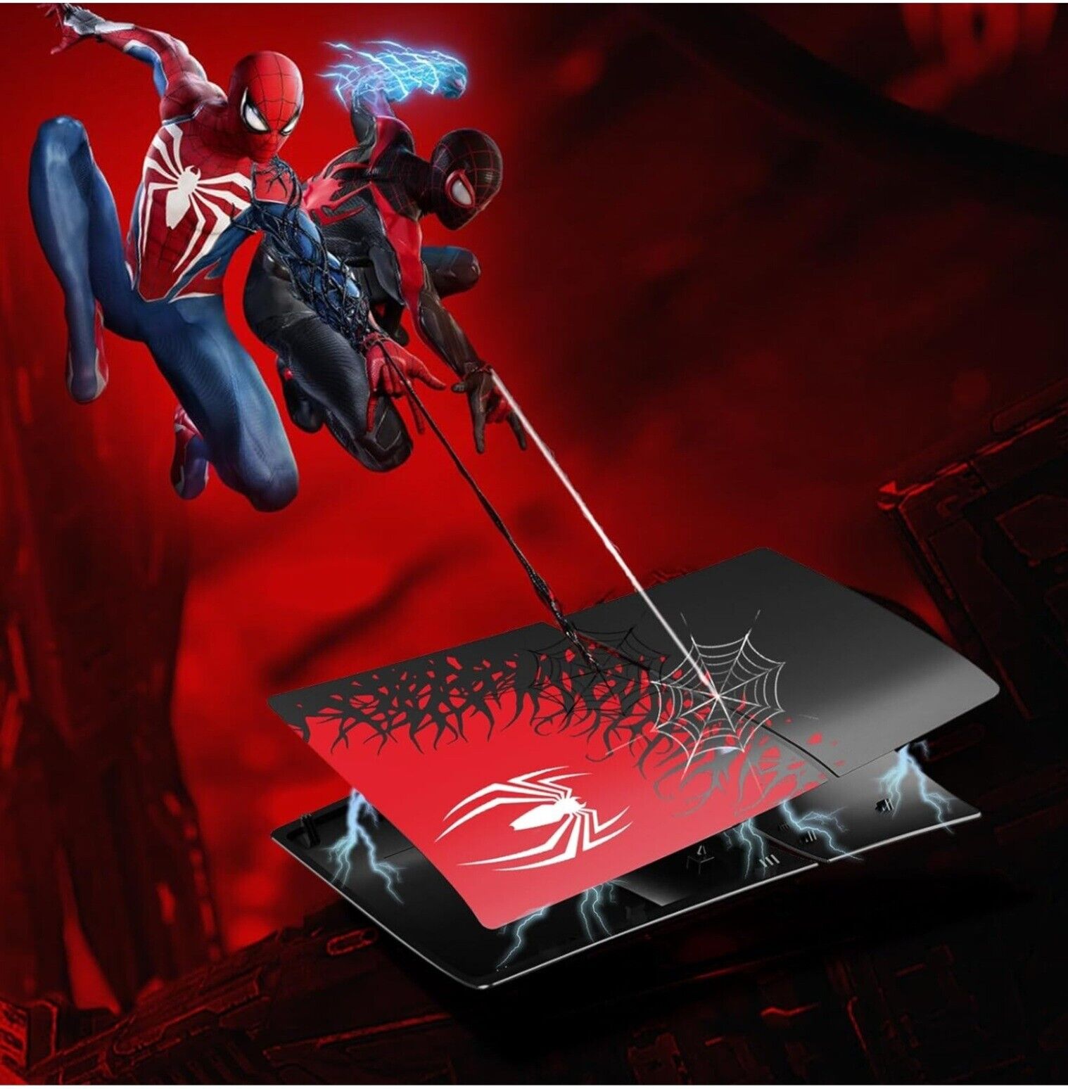 PlayStation 5 Spider-Man 2 PS5 Slim Faceplate Cover Plate Shell (Disc-Free)