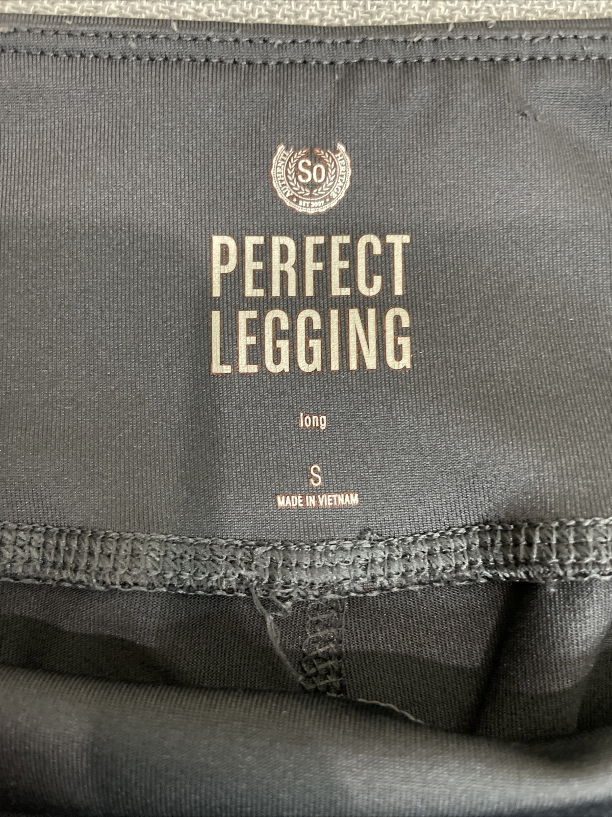 SO Brand Women’s Pull On "Perfect" Gray Long Legging Size Small
