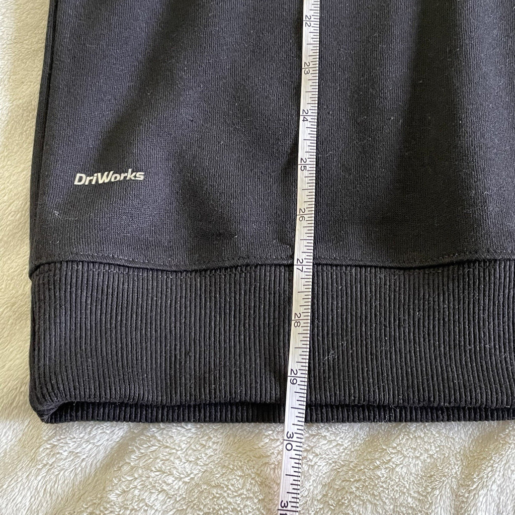 NWT Athletic Works Men's Size 2XL (50-52) DriWorks Black Fleece Sweatshirt