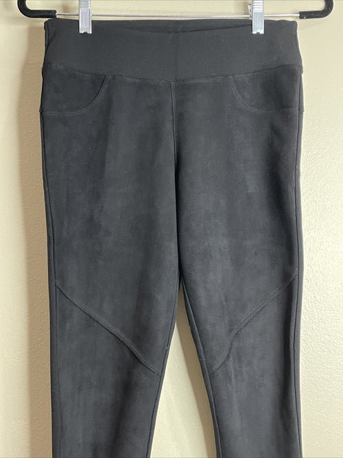 American Original Rewash Brand Women’s Pull-On Black Cropped Leggings Size M