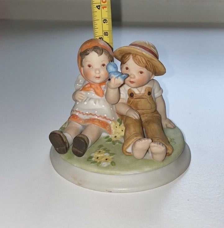 Designers Collection Simple Pleasures Gretchen Children Blue Bird Figurine