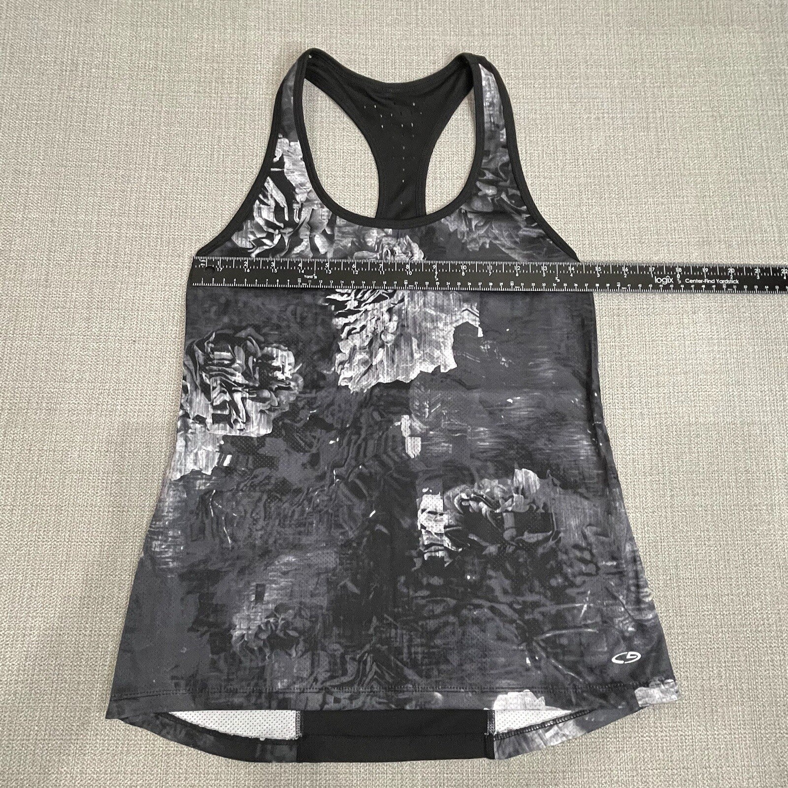C9 Champion Women's Size Small Lightweight Black White Gray Athletic Tank Top