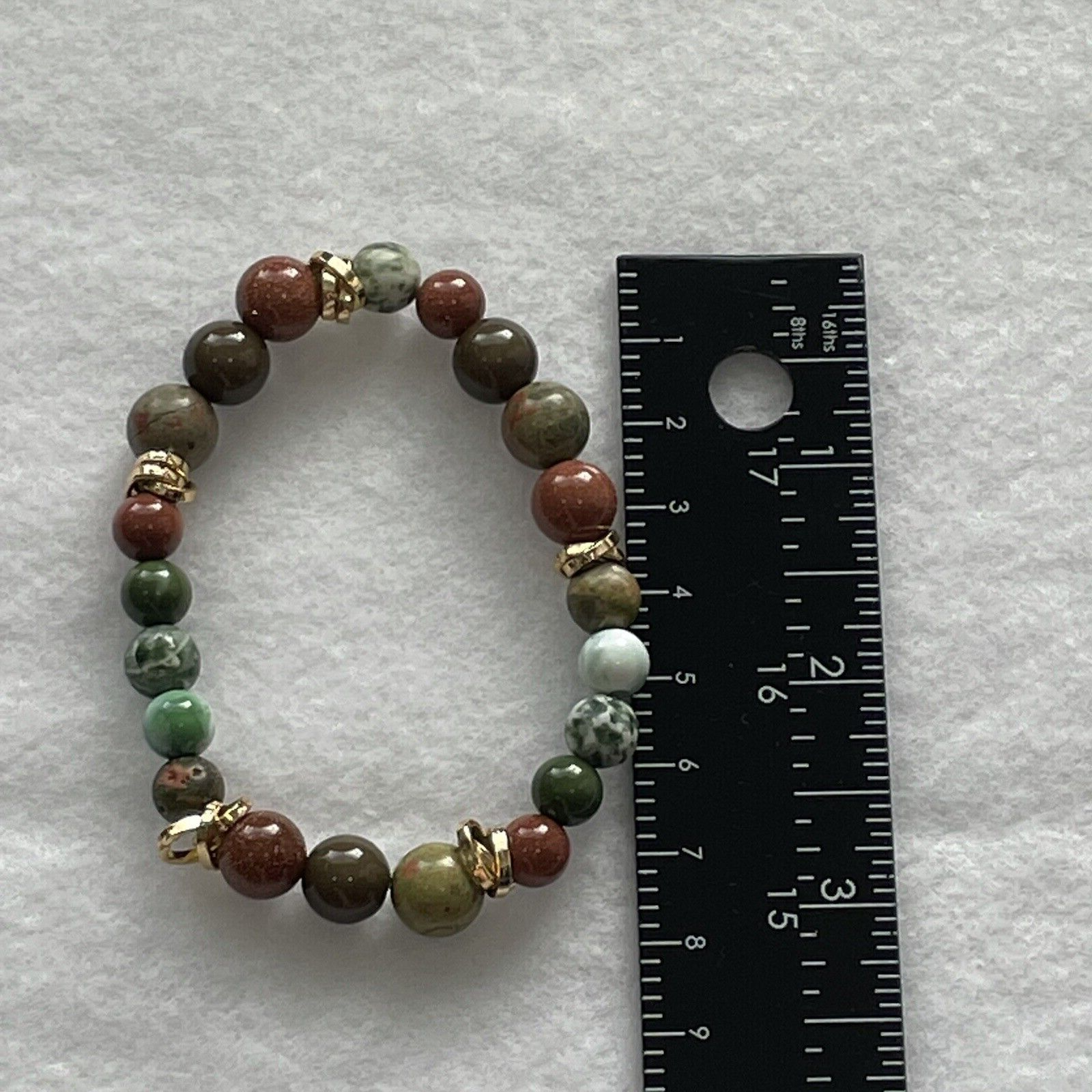 Women’s Fashion Jewelry Green Beaded Necklace w/ Matching Earrings & Bracelet