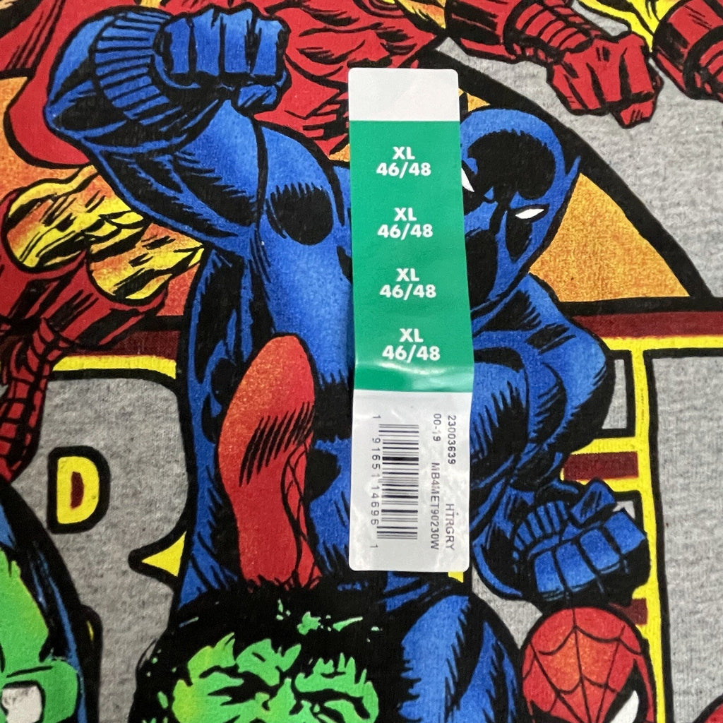 Marvel Men's Women's Adult Size XL Colorful Graphic Avenger Characters T-Shirt