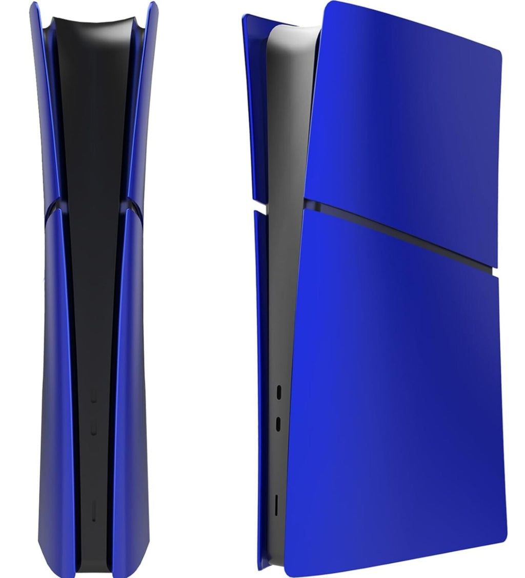 Blue PS5 Slim Faceplate Cover Plate Shell (Disc-Free) Version for PlayStation 5
