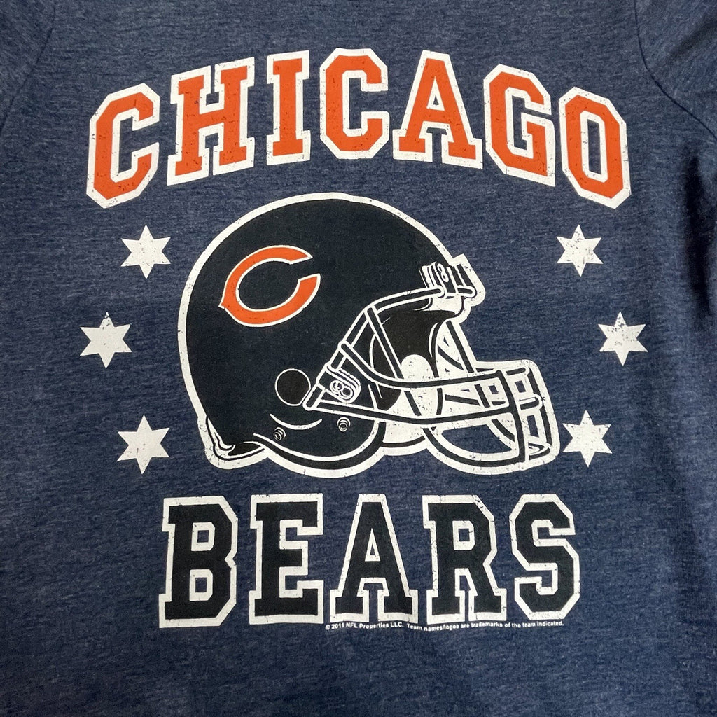NFL Chicago Bears Women's Size Small Blue Orange Logo Short Sleeve T-Shirt
