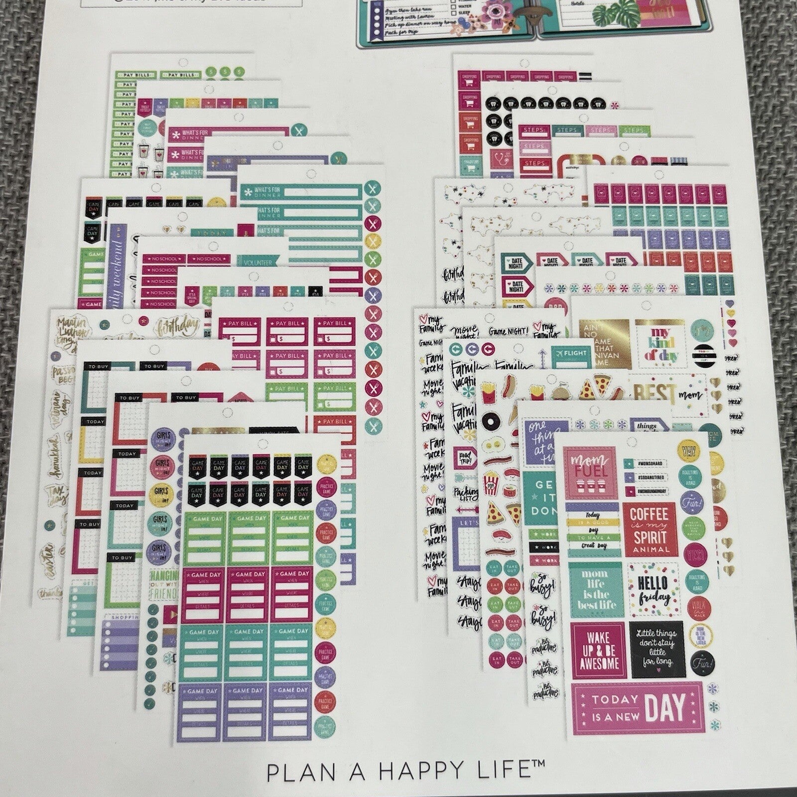The Happy Planner "Mini" Sticker Book - "Mom" Theme