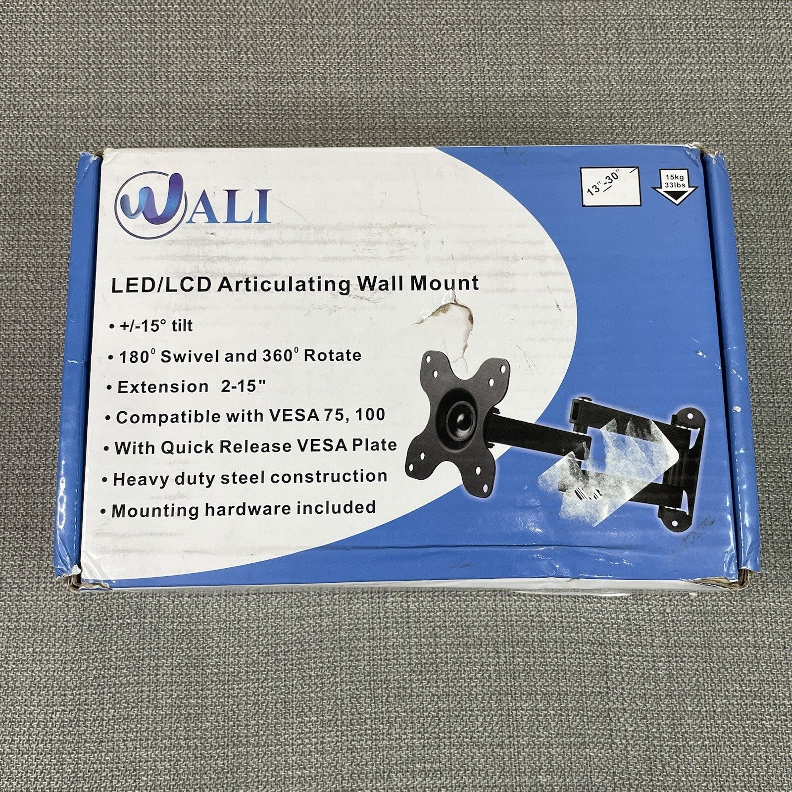 Wali LED/LCD Articulating Wall Mount (Model: 1330LM)