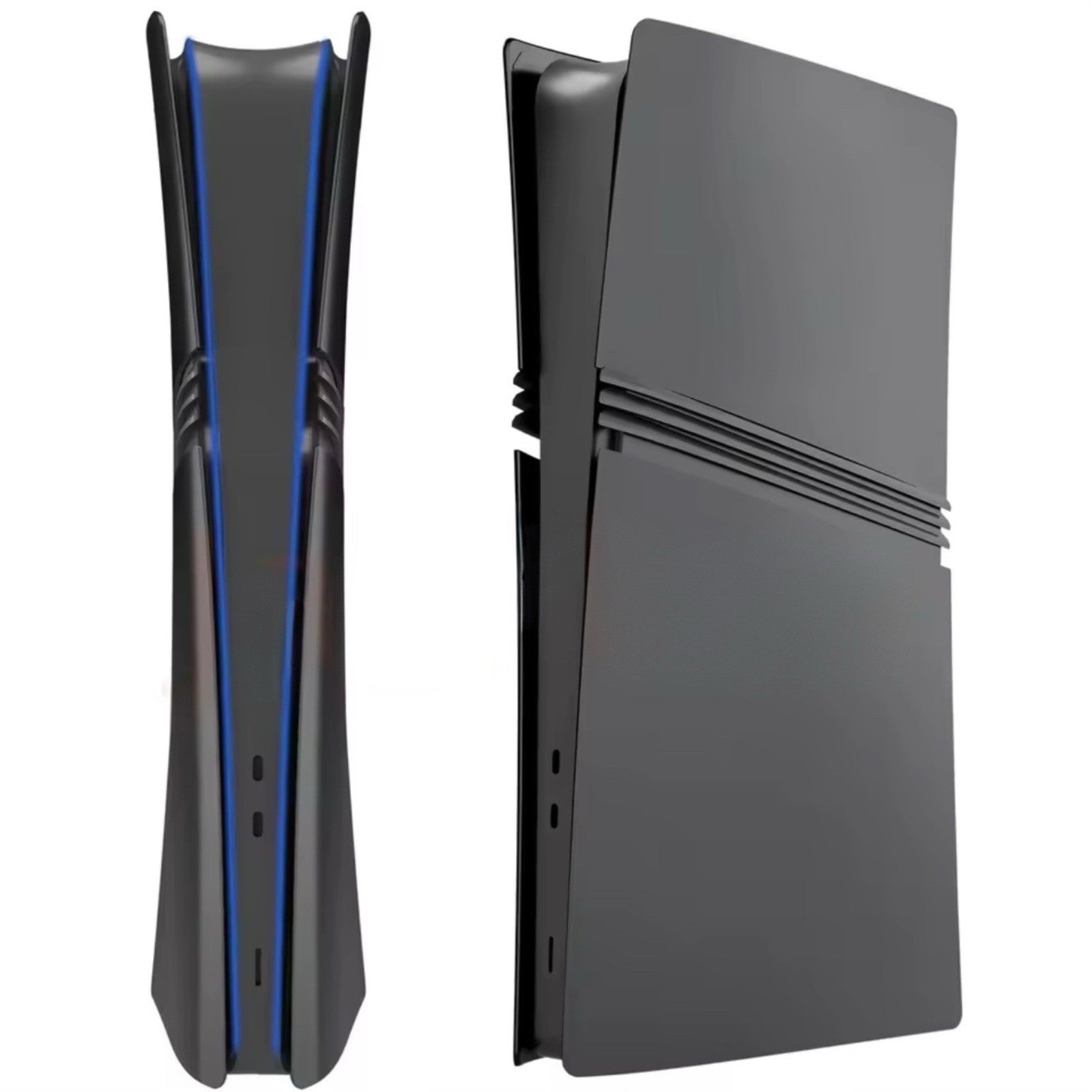 Black PlayStation 5 Pro Faceplate PS5 Cover Plate Shell (Disc-Free) Version