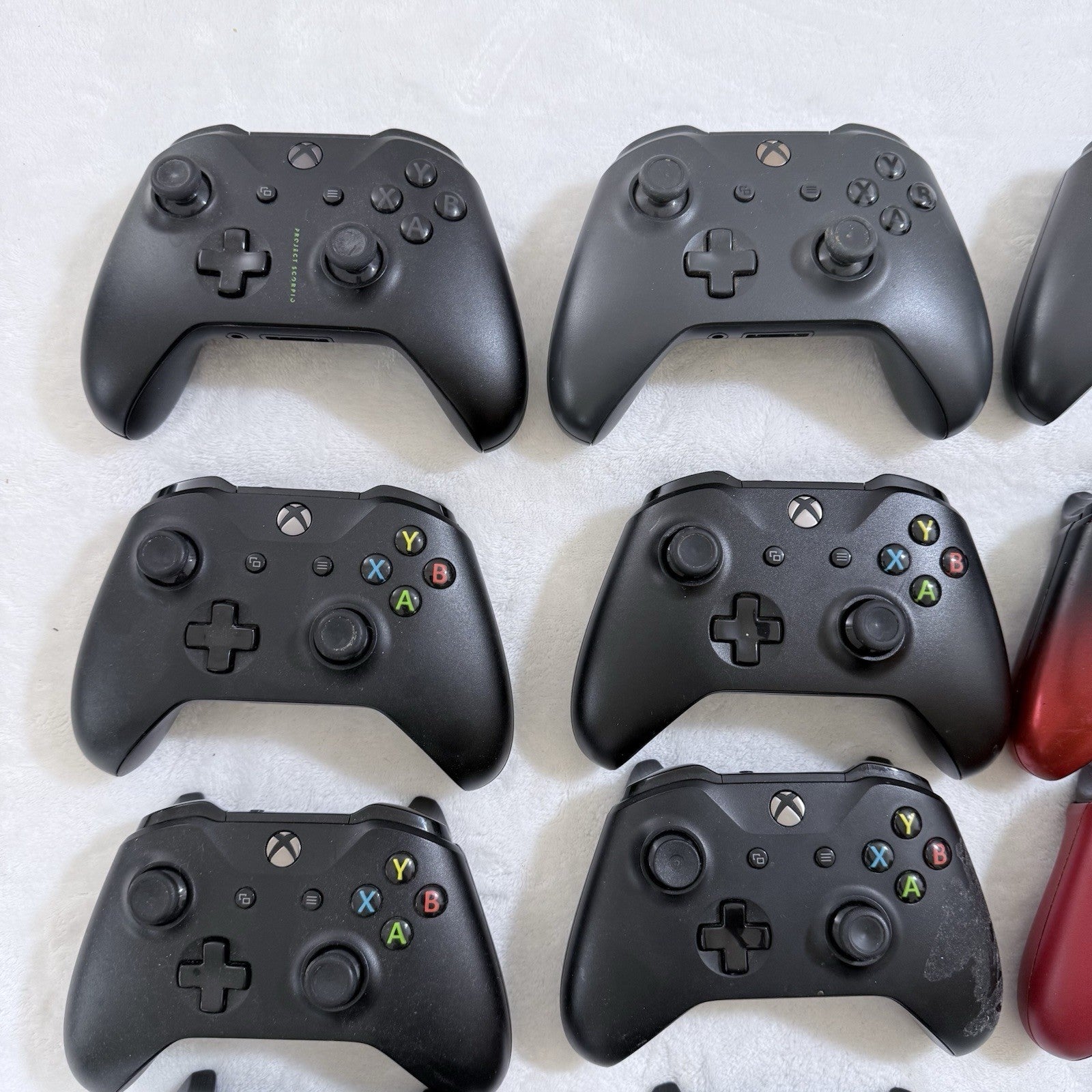 Lot of 16 Microsoft Xbox One Wireless XB1 Controllers As Is - Untested