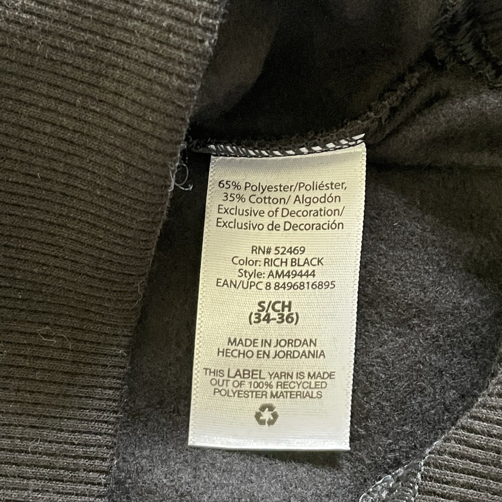 NWT Athletic Works Men's Size Small (34-36) DriWorks Black Fleece Sweatshirt