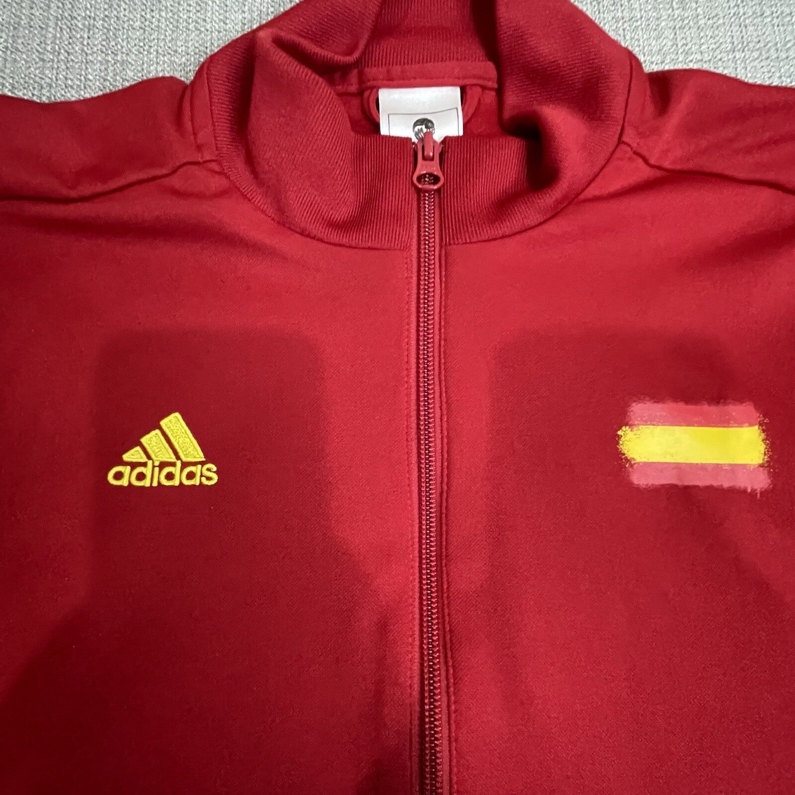 Adidas FIFA World Cup Brazil (Brasil) Mens Womens Adult Med Red Athletic Jacket