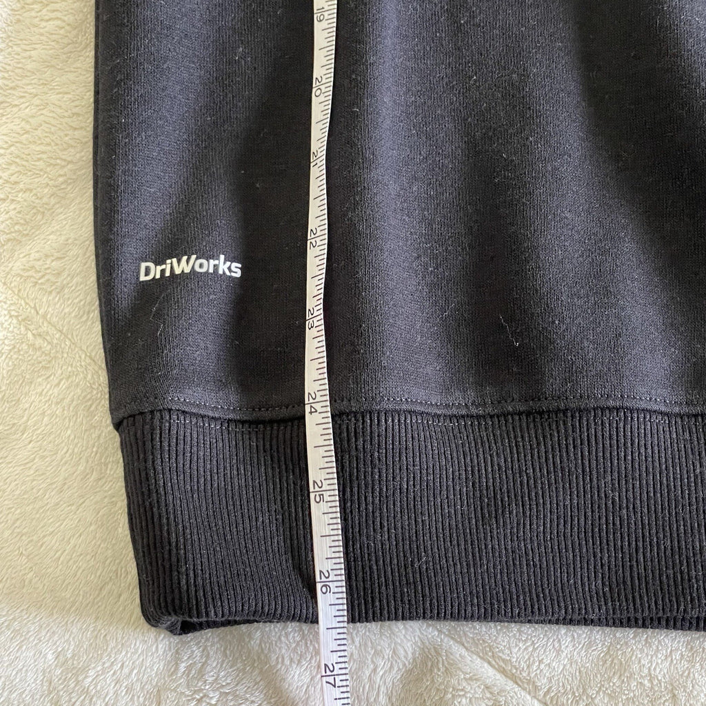 NWT Athletic Works Men's Size Small (34-36) DriWorks Black Fleece Sweatshirt