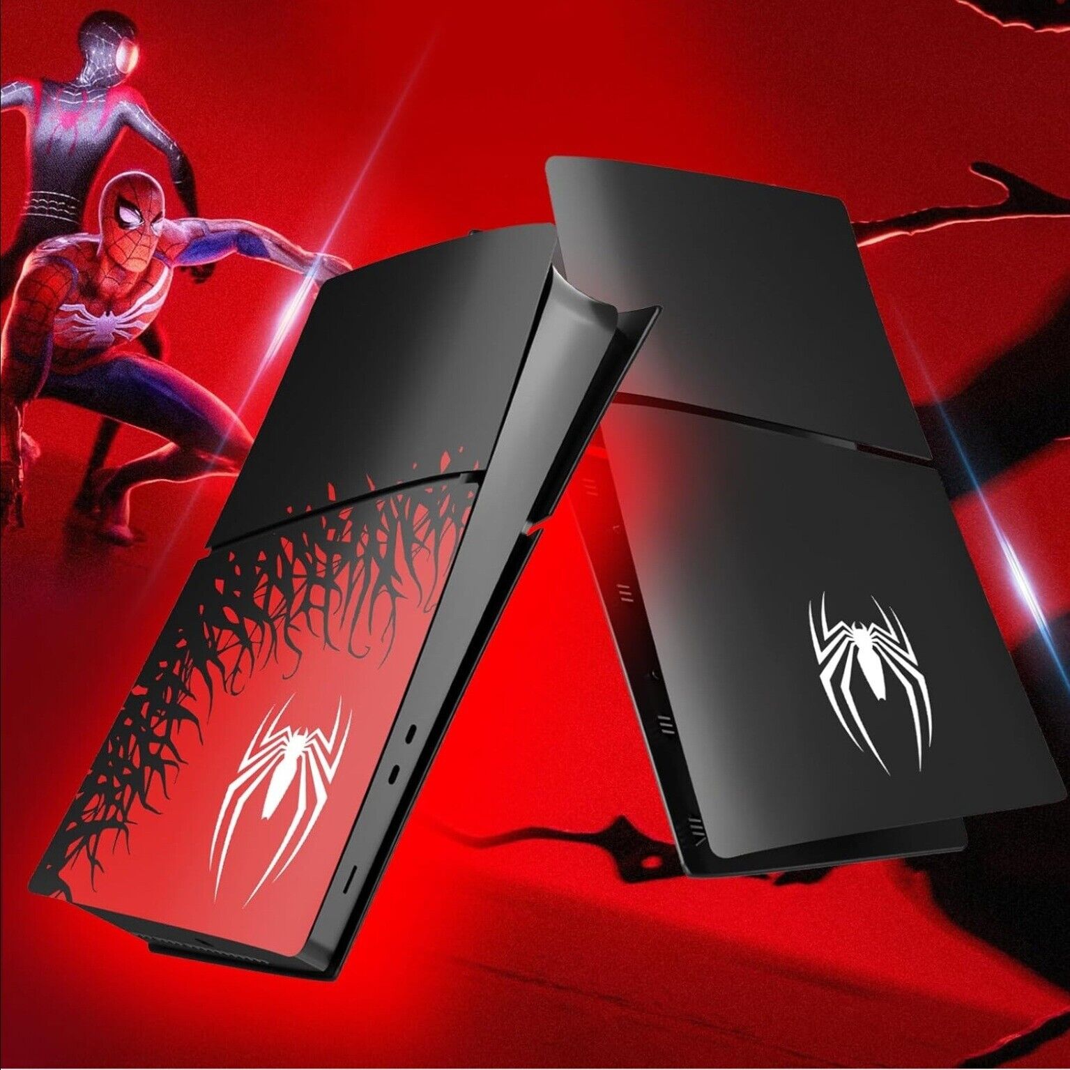PlayStation 5 Spider-Man 2 PS5 Slim Faceplate Cover Plate Shell (Disc-Free)