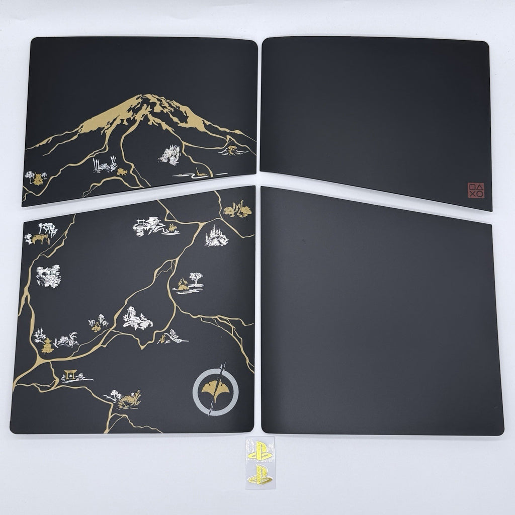 PlayStation 5 Ghost of Yotei  Black PS5 Pro Faceplate Cover Shell (Disc-Free)