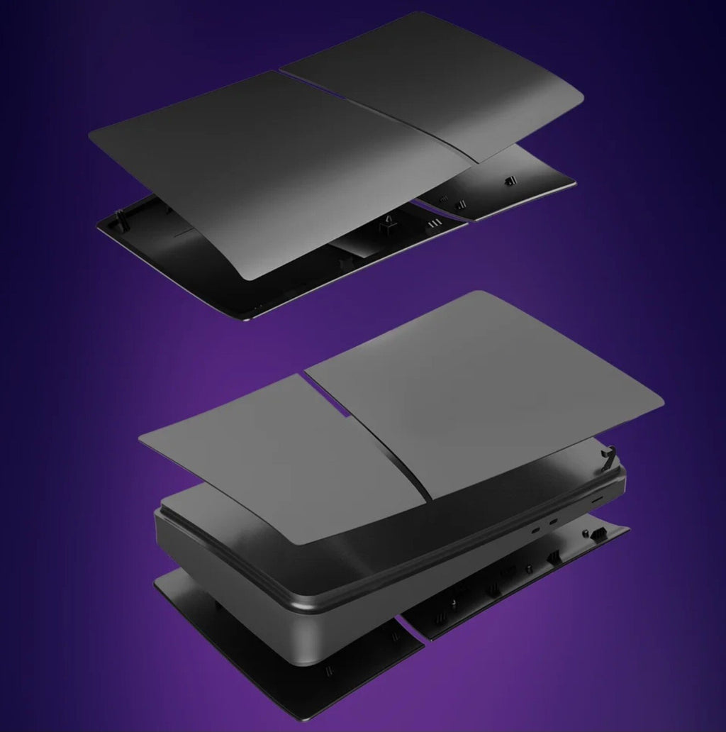 Black PS5 Slim Faceplate Cover Plate Shell (Disc-Free) Version PlayStation 5