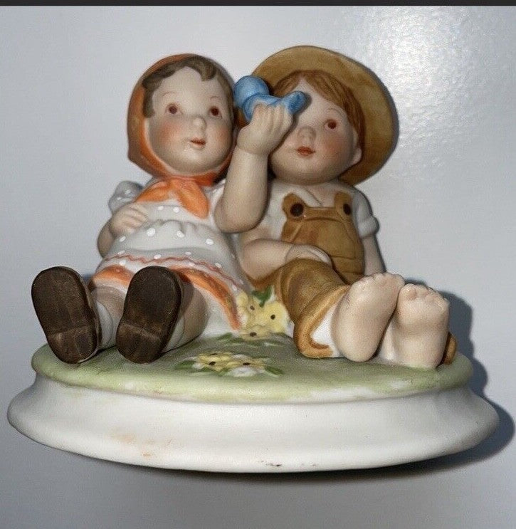 Designers Collection Simple Pleasures Gretchen Children Blue Bird Figurine