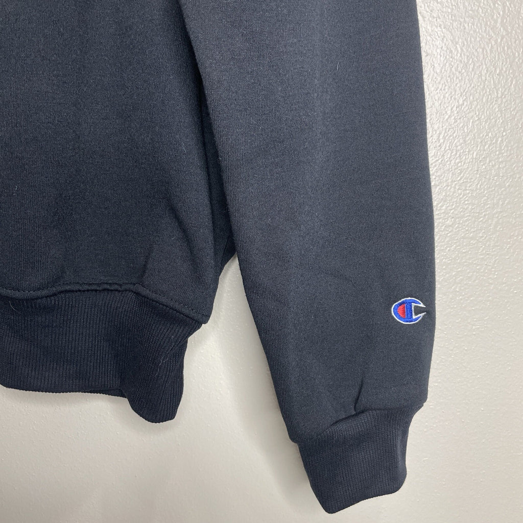 Champion Adult (Men’s/Women’s) Size L Black Sweatshirt w/Embroidered Lettering