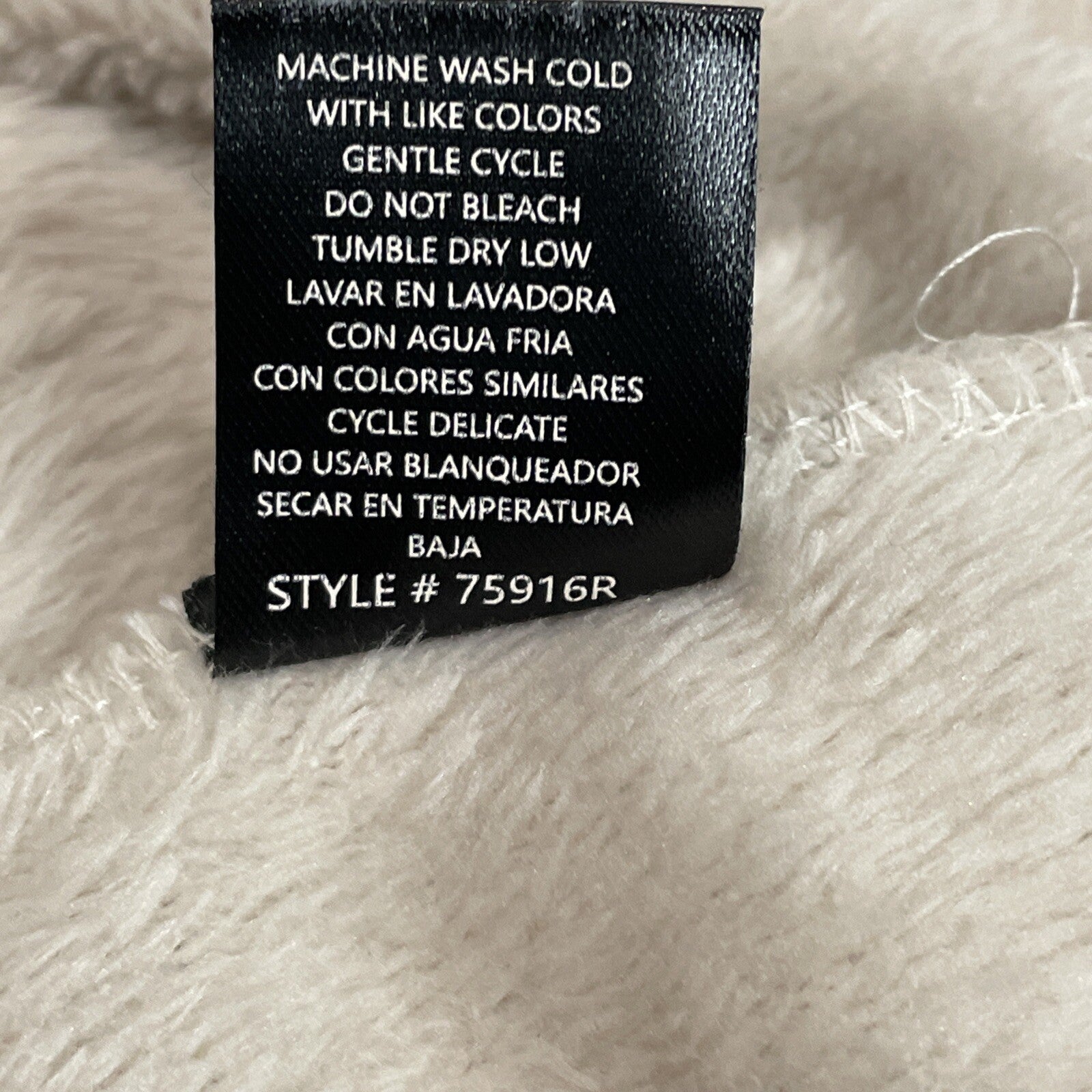 Love Brand Women’s Tan Plush Long Hoodie Size XL