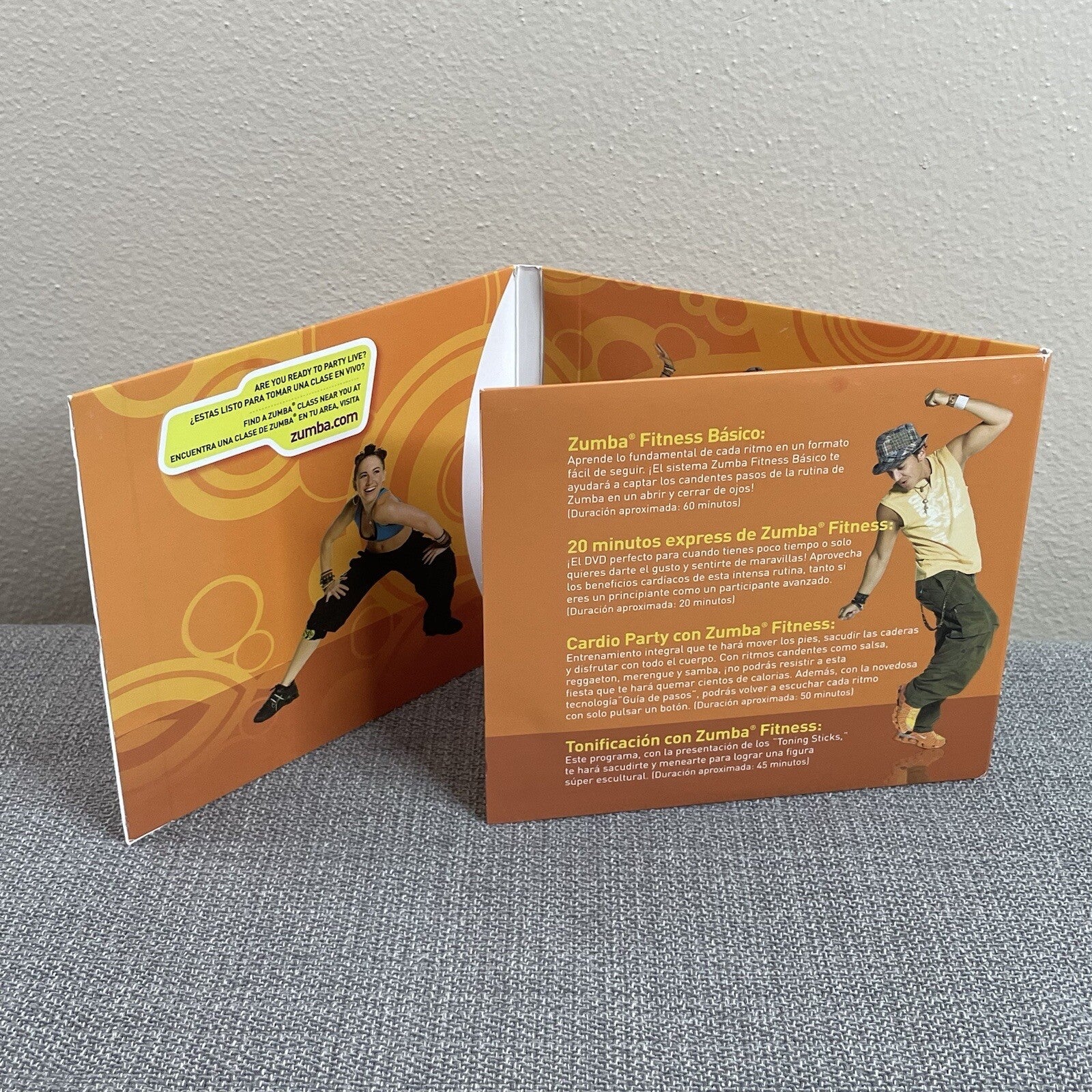Zumba Fitness DVD’s ONLY (Set of 5 plus Booklet)