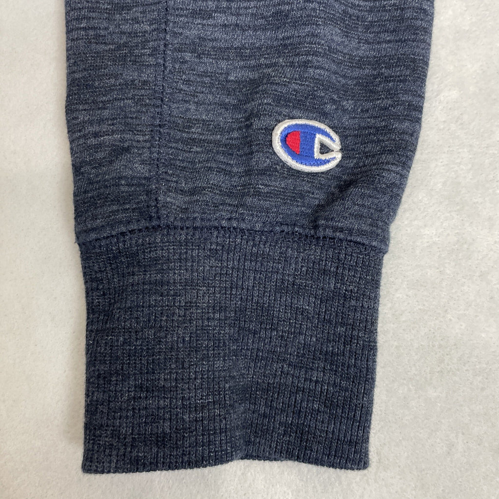 Champion Adult (Men’s / Women’s) Navy Blue Sweater With Embroidered Logo Size S