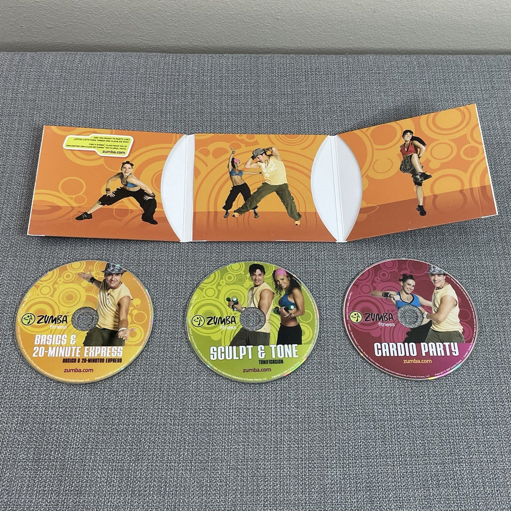 Zumba Fitness DVD’s ONLY (Set of 5 plus Booklet)