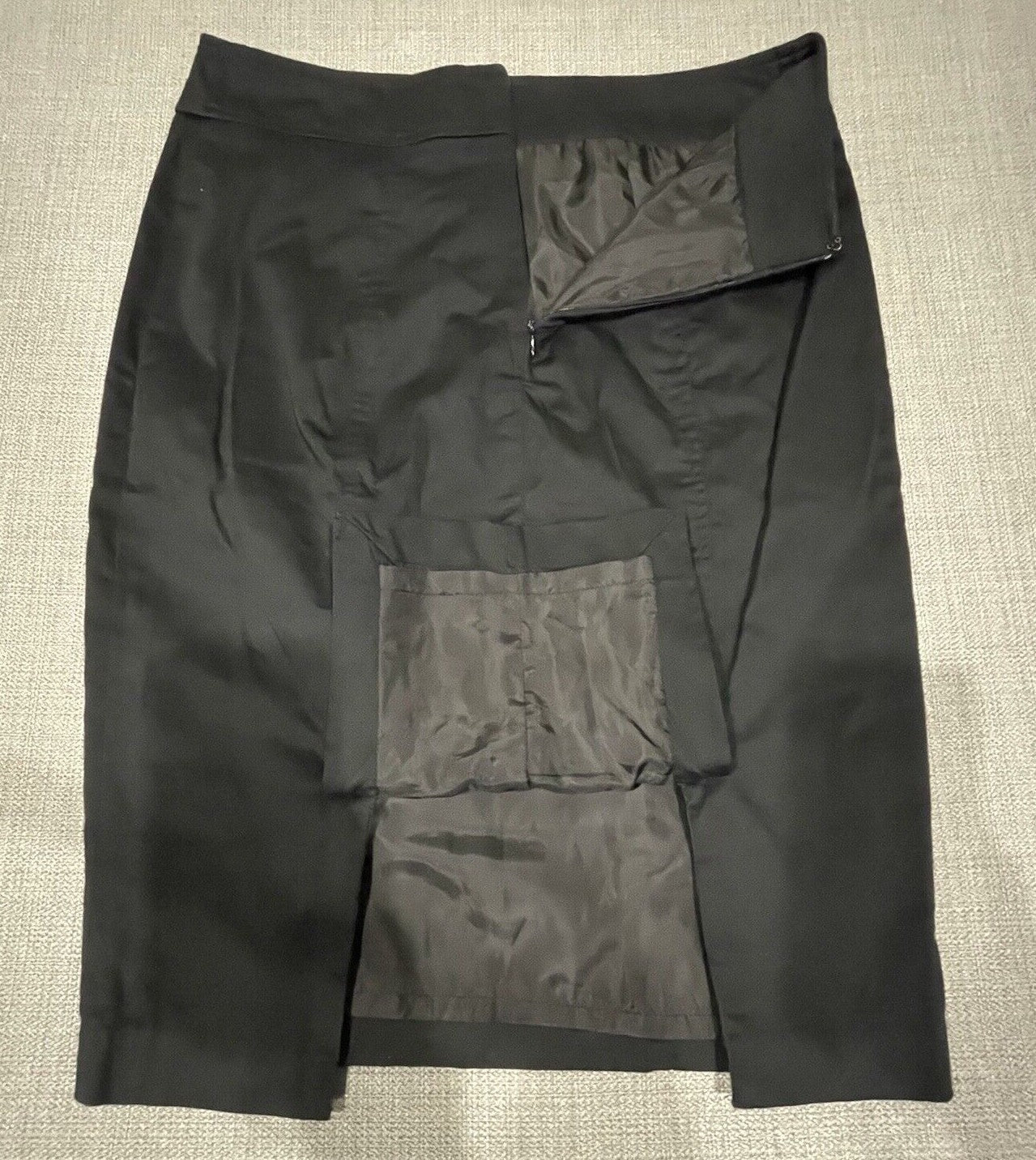Mossimo Women's Size 6 Black Floral & All Black Stretch Pencil Skirts (Set of 2)