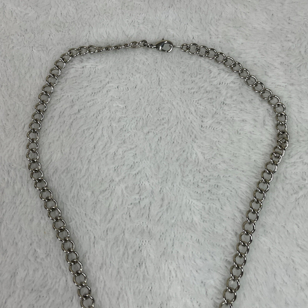 Disney Women’s Fashion Jewelry Faux Diamond Accent Mickey Mouse Logo Necklace