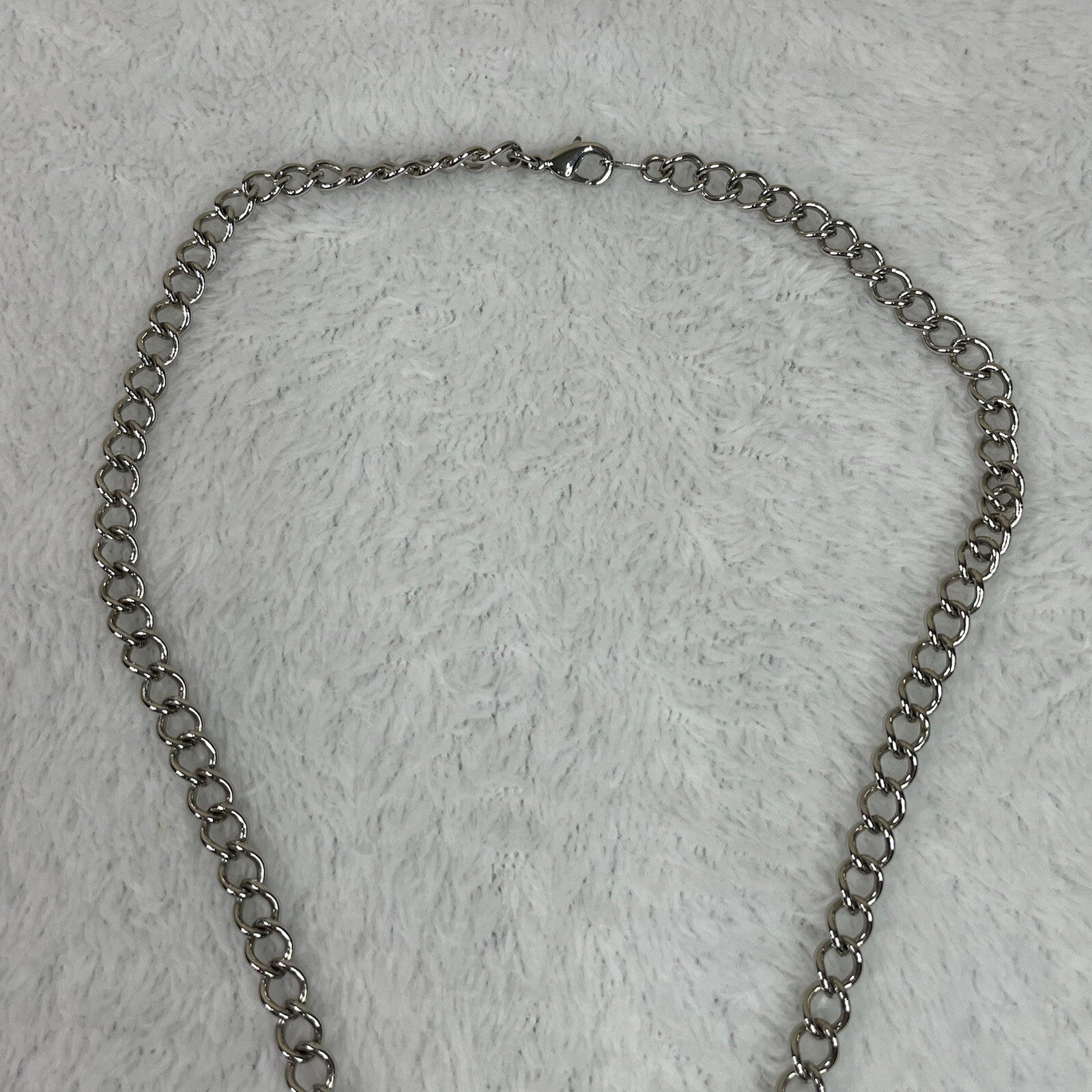Disney Women’s Fashion Jewelry Faux Diamond Accent Mickey Mouse Logo Necklace