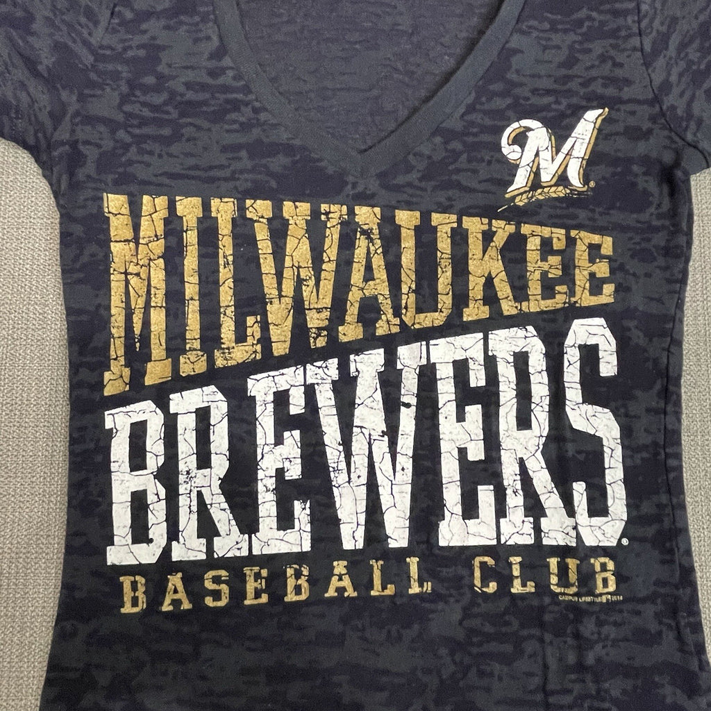 Campus Lifestyle MLB Milwaukee Brewers Women's Size Small Logo T-Shirt