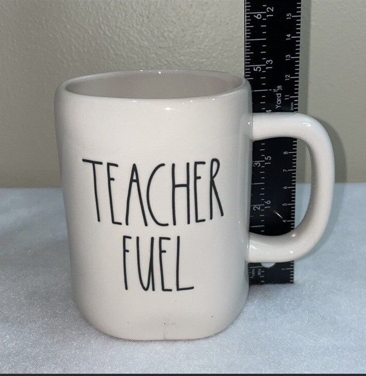 Rae Dunn Teacher Fuel Mug Coffee Tea Drink Cup