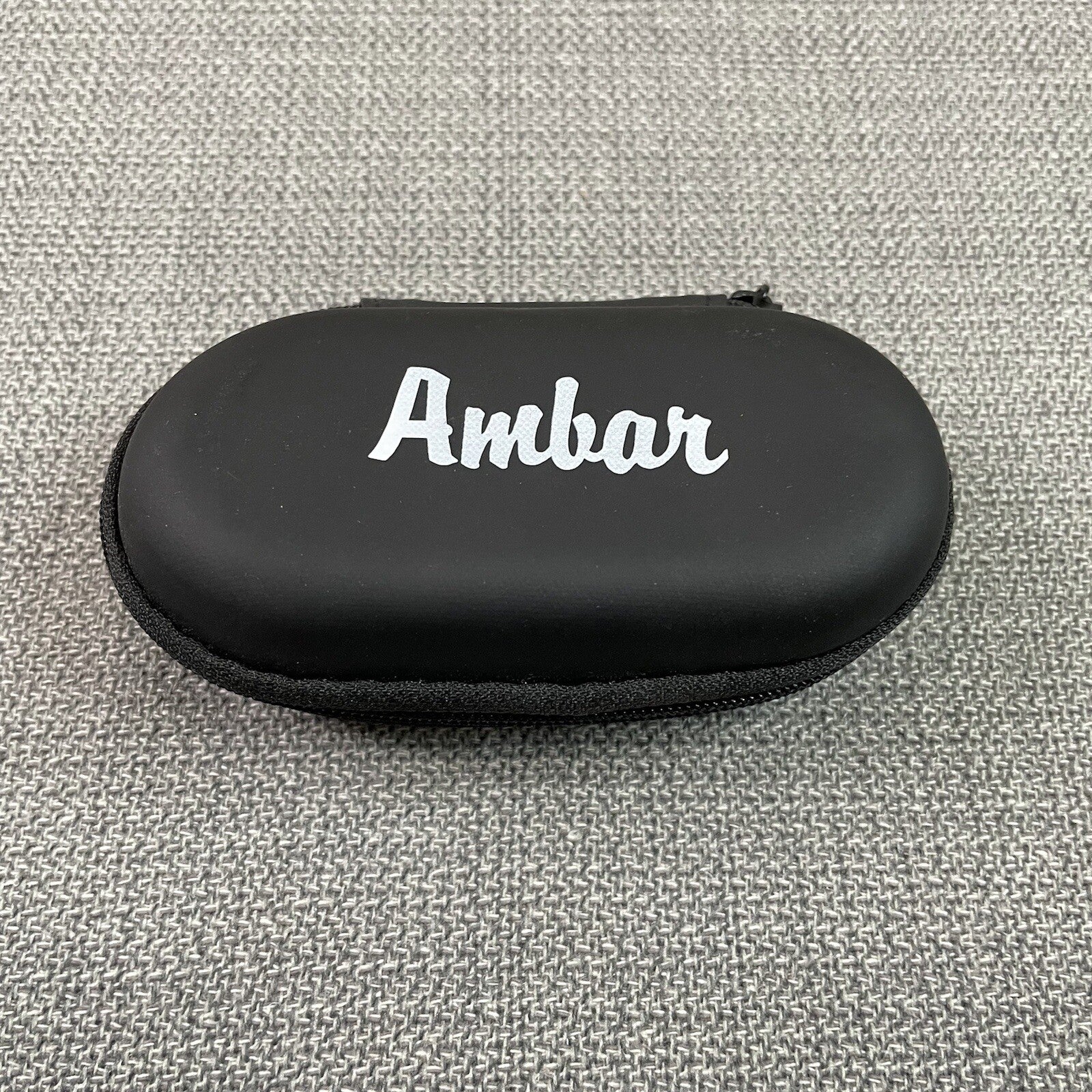 Ambar Black Bluetooth Earpiece with Case (Model: EF01)