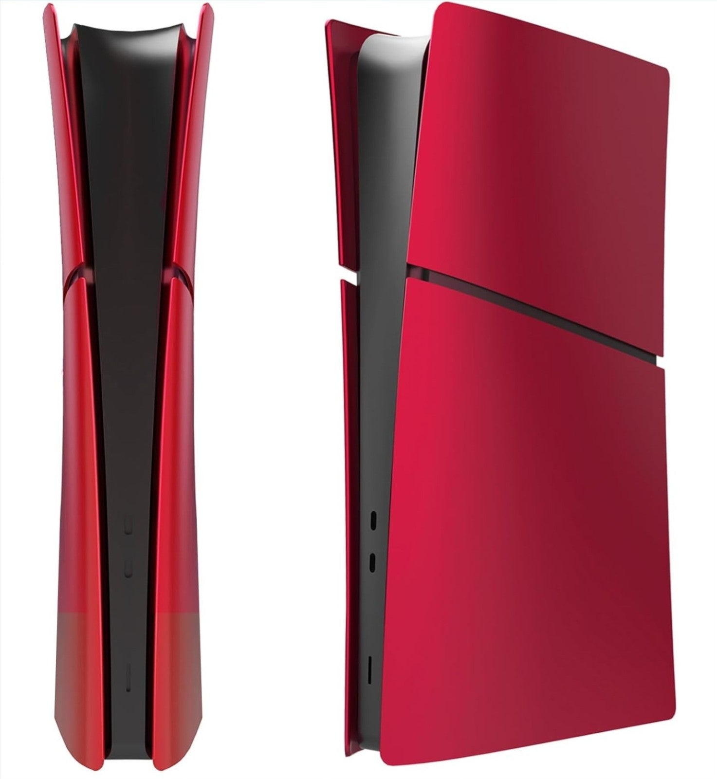 Volcanic Red PS5 Slim Faceplate Cover Plate Shell (Disc-Free) for PlayStation 5