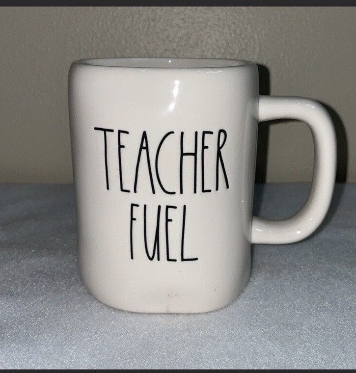 Rae Dunn Teacher Fuel Mug Coffee Tea Drink Cup
