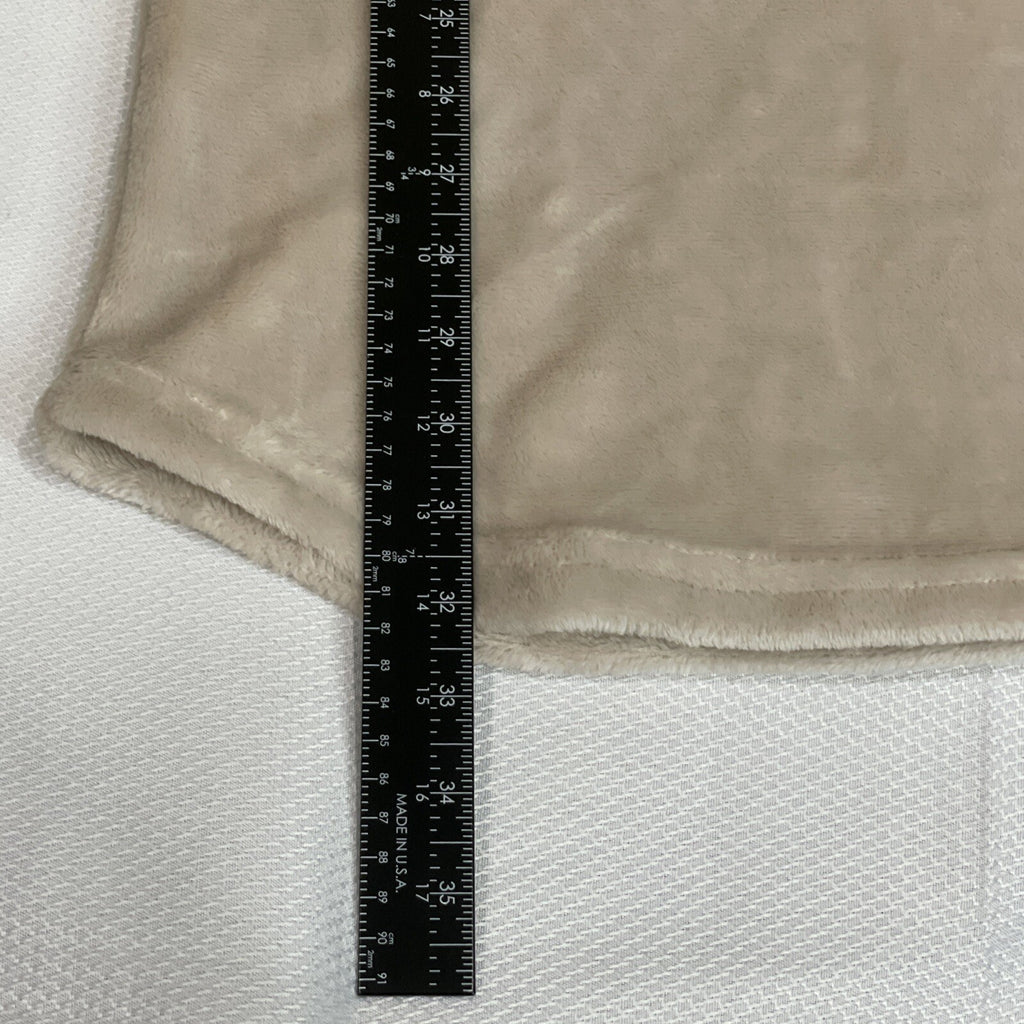 Love Brand Women’s Tan Plush Long Hoodie Size XL