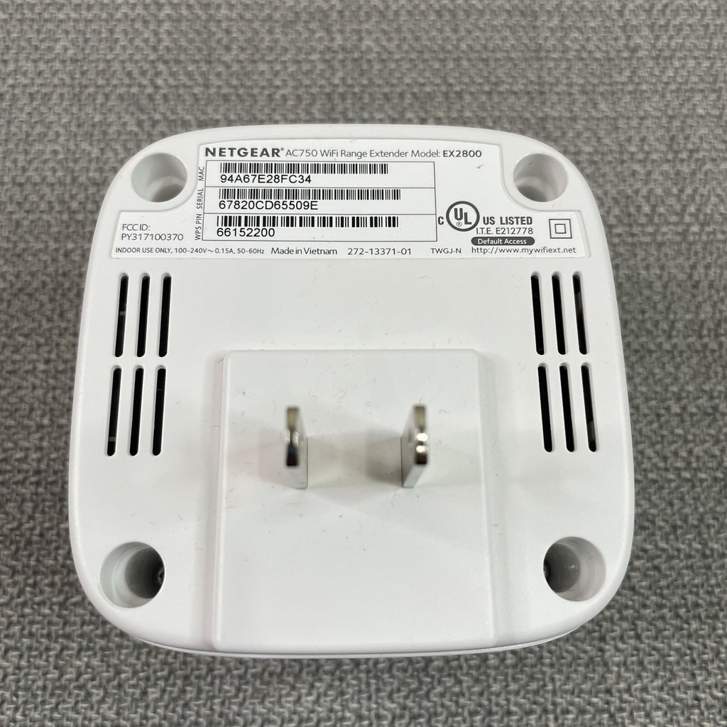 Netgear AC750 WiFi Range Extender- White (Model: EX2800)