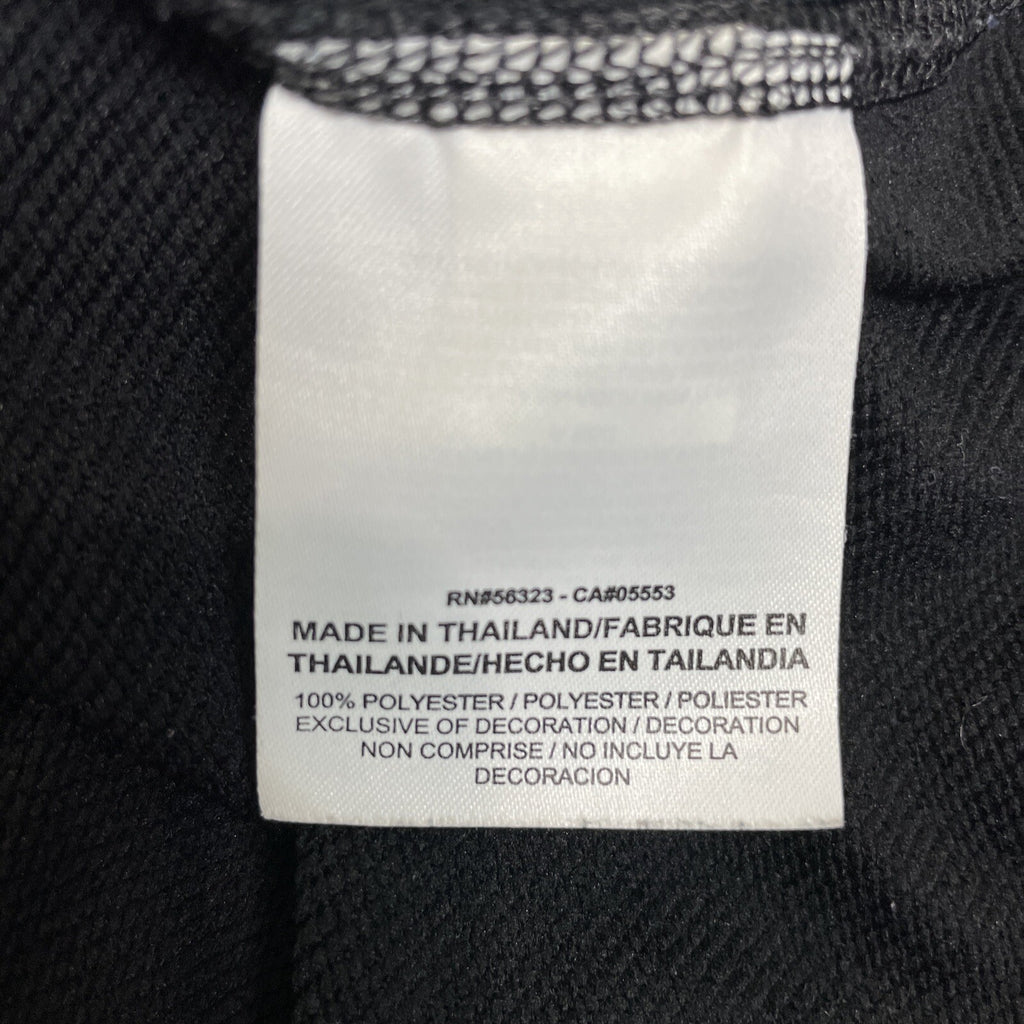 NIKE Women’s Just Do It Black/Blue Hoodie With Embroidered Logo Size Large