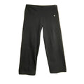 Bally Total Fitness Women's Size Small Athletic Gym Black Cropped Legging Pants