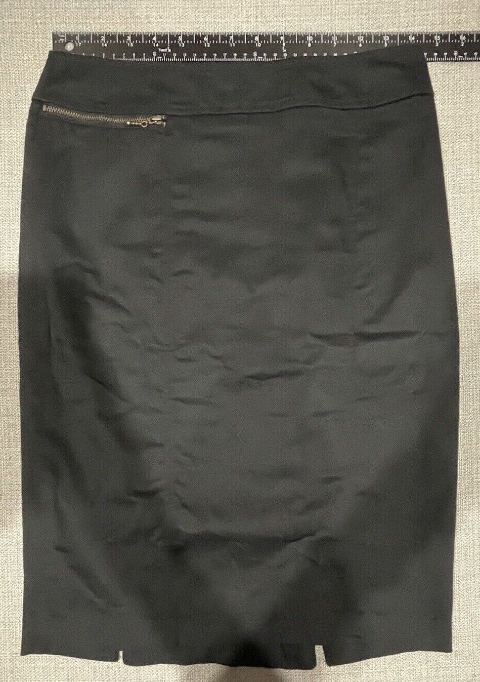 Mossimo Women's Size 6 Black Floral & All Black Stretch Pencil Skirts (Set of 2)