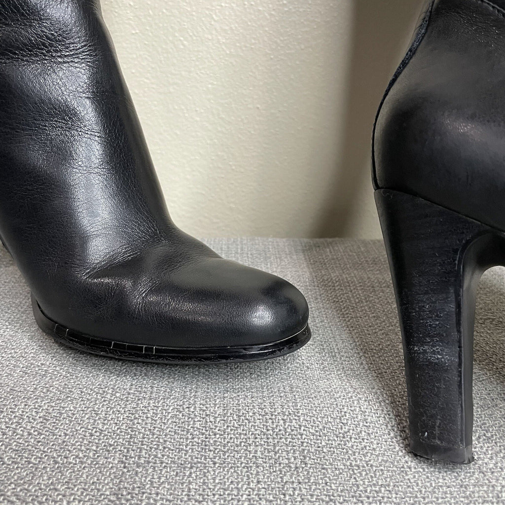 Victor Alfaro "Cassidy" Women's (Size 6.5) Tall Leather Suede High Heel Boots