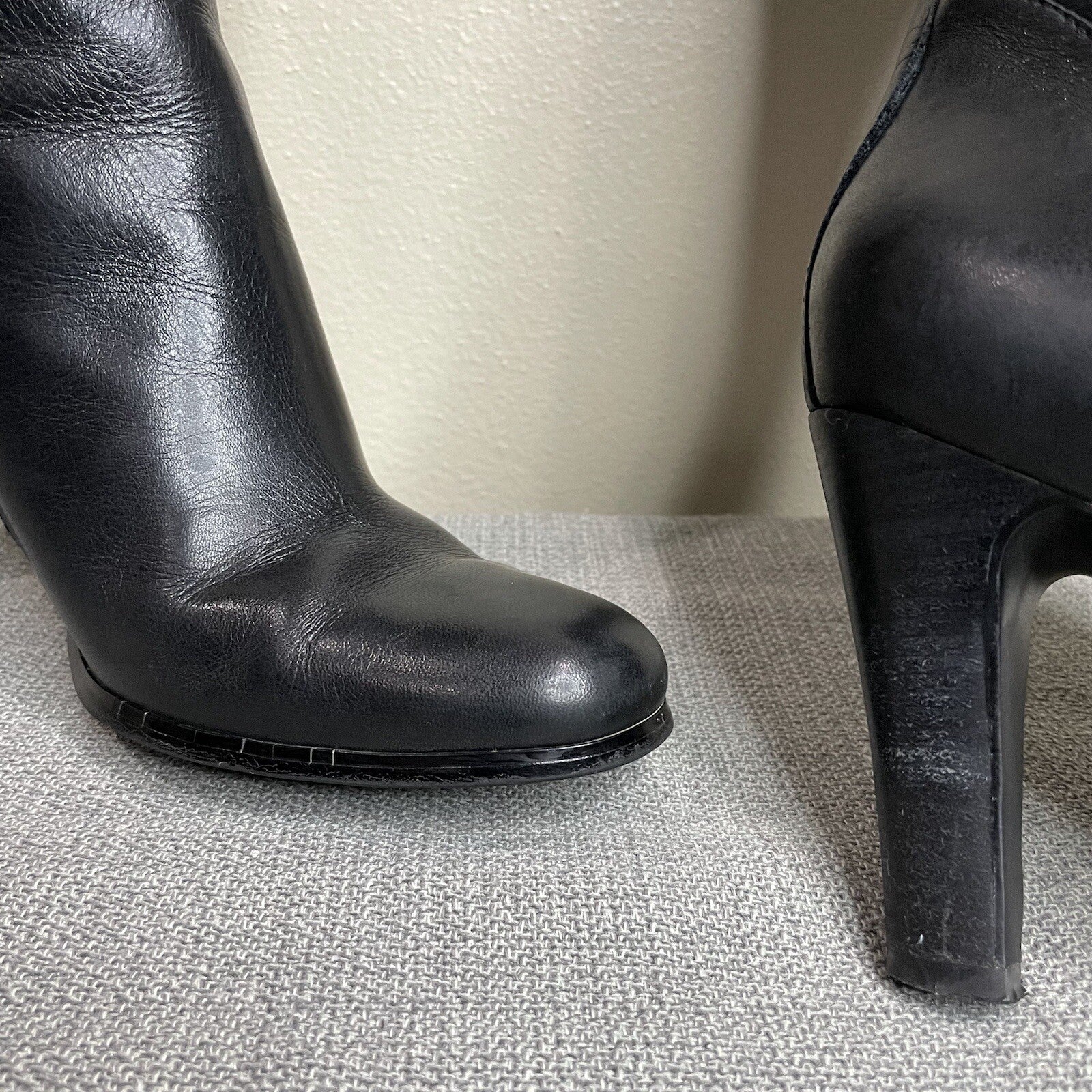 Victor Alfaro "Cassidy" Women's (Size 6.5) Tall Leather Suede High Heel Boots