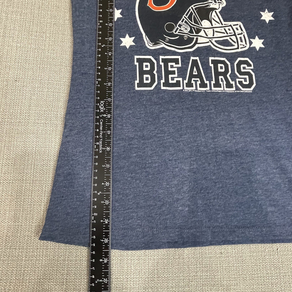 NFL Chicago Bears Women's Size Small Blue Orange Logo Short Sleeve T-Shirt