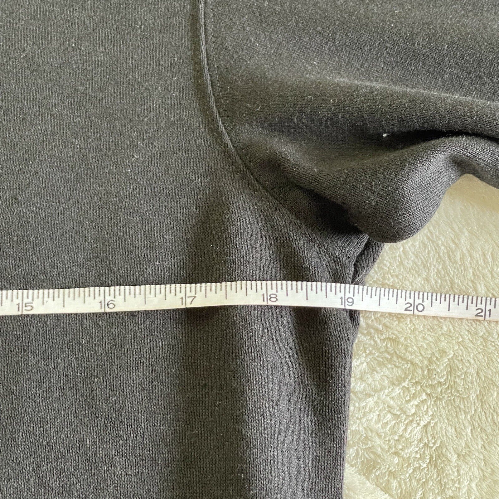 NWT Athletic Works Men's Size Small (34-36) DriWorks Black Fleece Sweatshirt