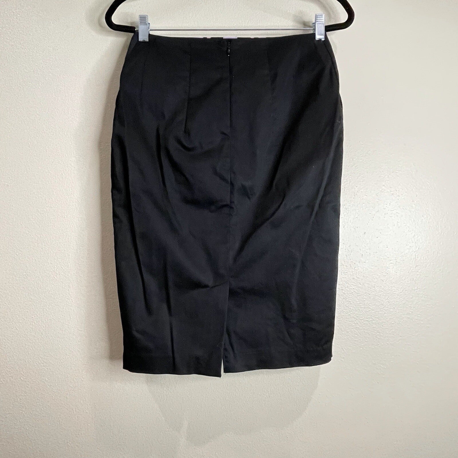 Mossimo Women's Size 6 Black Floral & All Black Stretch Pencil Skirts (Set of 2)