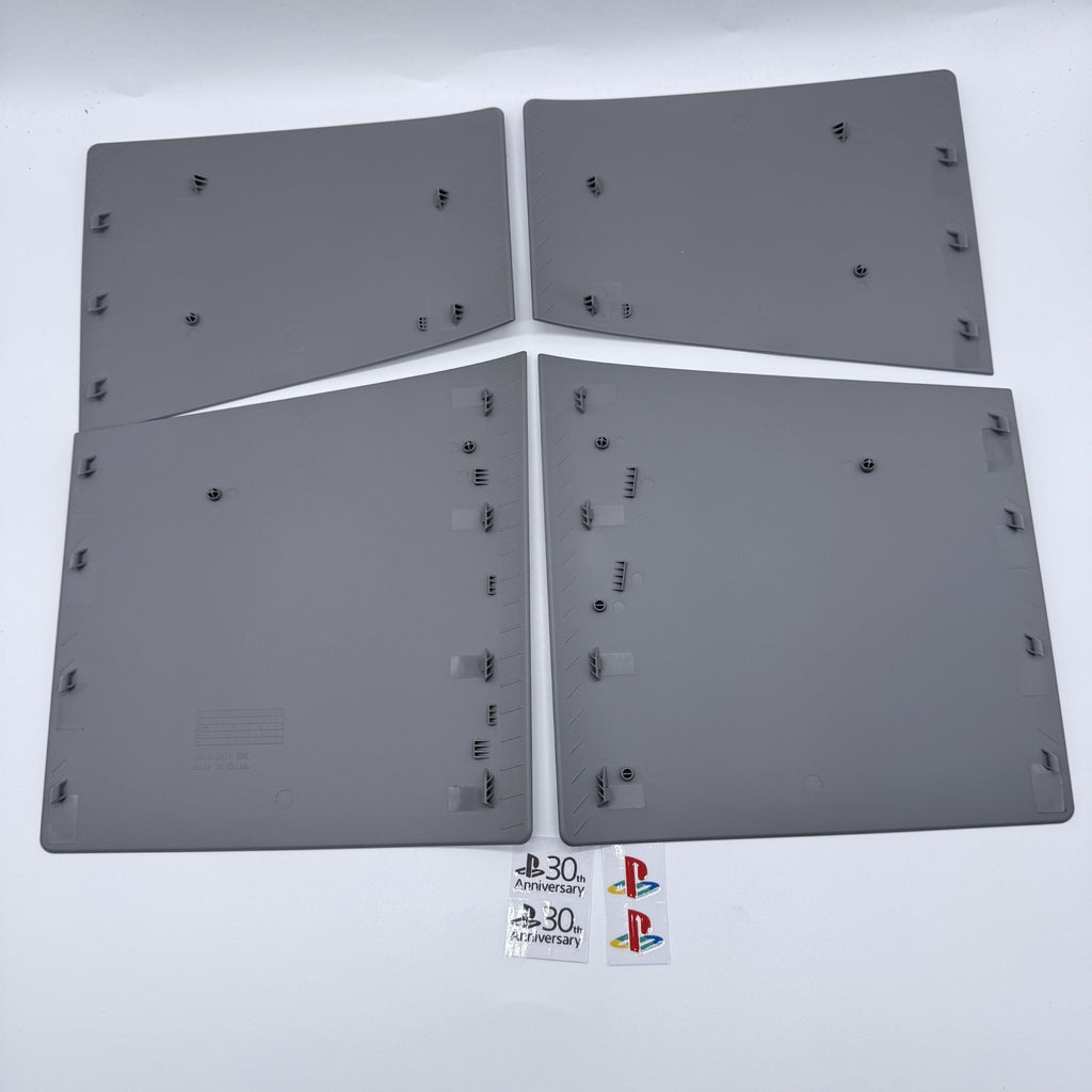 Gray PS5 Slim Faceplate Cover Plate Shell PlayStation 5 (Disc-Free) w/30th Annv.