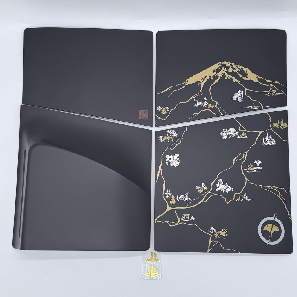 PlayStation 5 Ghost of Yotei  Black PS5 Pro Faceplate Cover Plate Shell Disc
