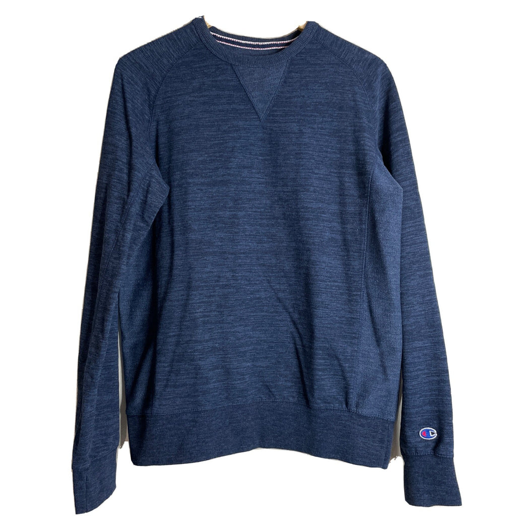 Champion Adult (Men’s / Women’s) Navy Blue Sweater With Embroidered Logo Size S